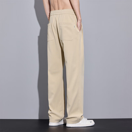 Pierre Cardin Men's Summer mince pantalon américain Pantalon décontracté pour garçons Silk Silk Cool Long Long Men's New Sports Pantal