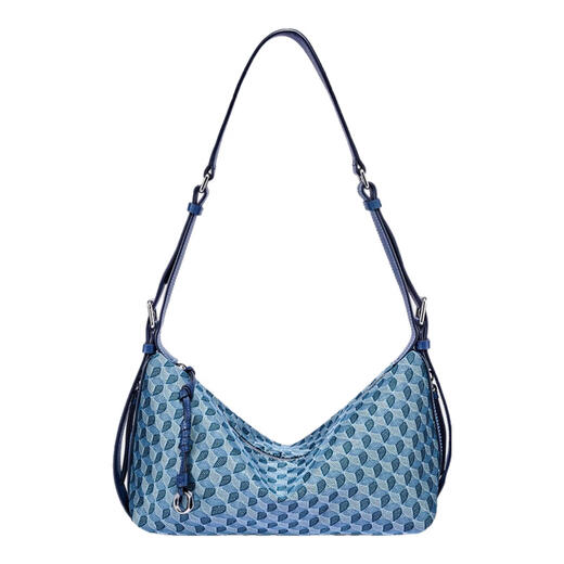 DISSONA women's 2025 new product lucky bag jacquard sailing bag one-shoulder crossbody bag neutral sports shoulder bag cooperation model - medium-brown (tag price: 1598)