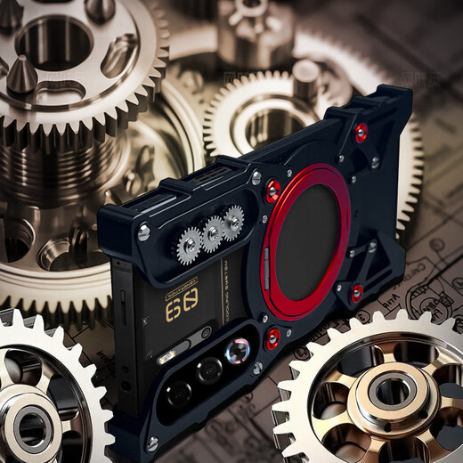 ZWNPC Red Magic 10air mechanical arm Red Magic 10spro+ mobile phone case with stand 10pro rotating ring Red Magic 9spro+ metal frame protective cover 8spro+ car magnet upgraded version of mechanical rotating stand black lanyard + frameless + car magnet 1 Red Magic 10s pro+