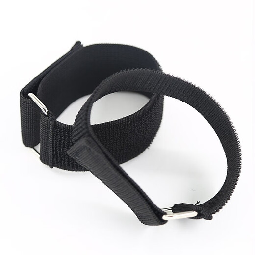 Velcro binding belt large high elastic self-adhesive elastic tie customized goods to secure three-legged legs and arms for two people Plastic buckle Velcro elastic band 5cm wide * 120cm long * 4 strips