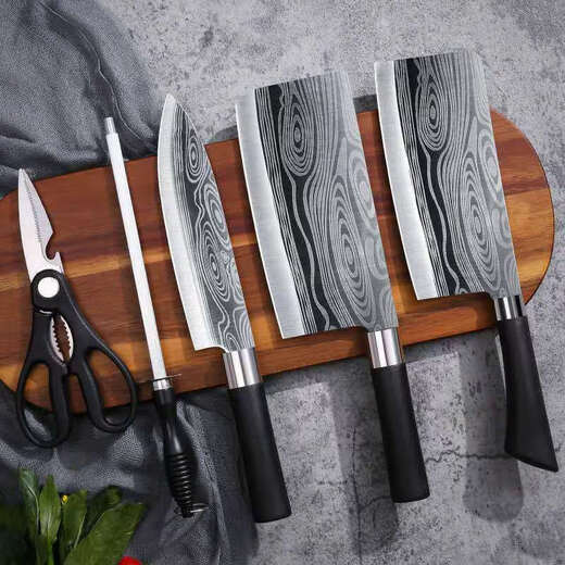 Pangdonglai DL Supermarket Damascus kitchen knife home set Chef knife stainless steel slice knife bone knife kitchen Damas bone knife Damas bone knife Damas bone knife