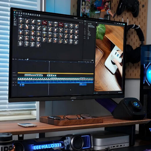 MSI 27-Zoll 4K240Hz Vollblut-DP2.1-OLED-Monitor Gaming-E-Sport-Computerdisplay TYPE-C 98W MPG 272URX QD-OLED-Streamer