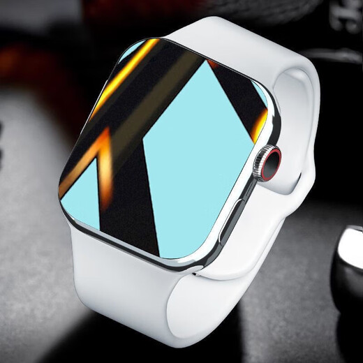 Apple Fruit Watch gleiche S10Pro -Mobilfunkversion IWatch Blutzucker und Blutdruck Smart Watch Bluetooth Sports Bracelet [Starlight Silver] [Top S10] Offline -Zahlung + Vollfunktionen