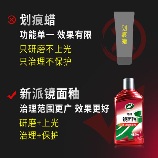Turtle Wax mirror glaze multifunctional car scratch glaze car paint conservation sealing glaze polishing wax glazing brightening coating TC130605