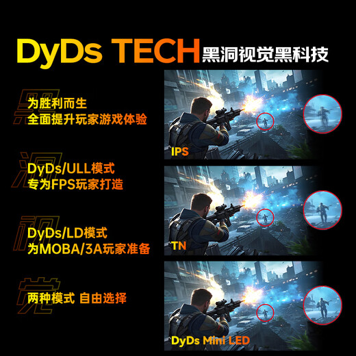 Titan Army 27-inch QD-MiniLED display 4K 160Hz high brush FastIPS e-sports 1ms screen external PS5 computer dual-mode 320Hz display P275MVMAX New product 4K170Hz dual-mode 340Hz P275MV MAX