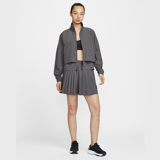 Nike (Nike) 2025 Осенняя женская куртка спорт и повседневная тканая куртка HJ0964-036 S