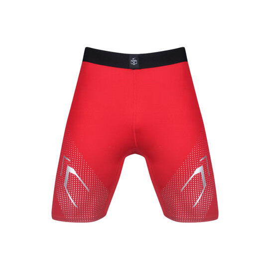 Ruike Sport Leggings Fußball -Tackle Hosen dünne atmungsaktive Basketball -Fitness -Leggings Running Shorts Männer weiß (9274) 4xl