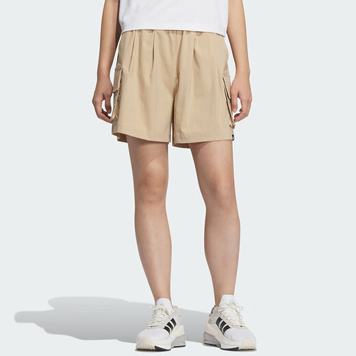 阿迪达斯 （adidas）女裤2025夏季新款休闲裤GFX WV SHORTS 运动短裤JL9274 JL9274/暖沙色/主图款 L