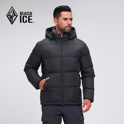 Black Ice 25 new outdoor 700 duck down men's thickened windproof and warm down jacket D F8905MJ Black L