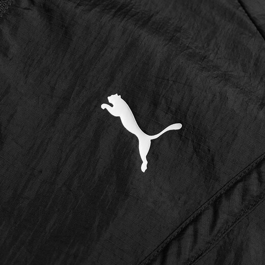 彪马（PUMA）外套女 2025夏季新款立领透气上衣黑色休闲服日常运动服梭织夹克 633971-01 XS