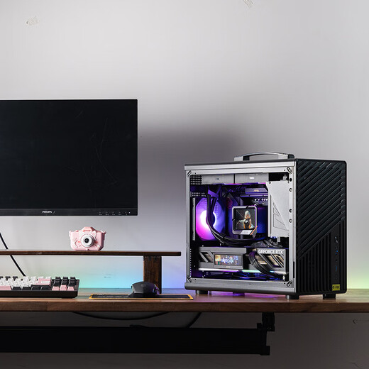 Sugar Cube Mechanical Master Ruilong R5 9600X/9700X/9800X3D/RTX5060Ti graphics card Delta mobile gaming desktop computer complete machine design editing drawing DIY assembly machine Configuration 1丨5600丨Barebones丨No card configuration