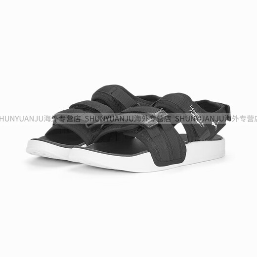 彪马（PUMA）官方运动凉鞋男女鞋23夏季新款魔术贴户外沙滩鞋3879-01-04 389079-01_主图款 35.5