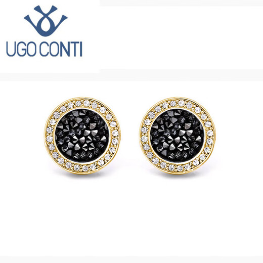 
Hengyuanxiang Crystal Cluster Cufflinks Men's Fashion Light Luxury Customized French Shirt Cuff Stud High Silver Black Crystal Cuffs Cufflinks