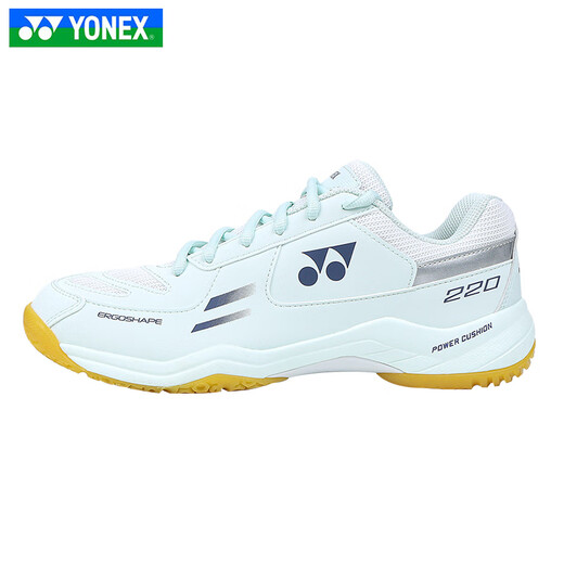YONEX's new professional badminton shoes for men and women for training and competition sports shoes, non-slip, wear-resistant, comfortable and cushioning SHB220CR SHB220CR/light mint green 42