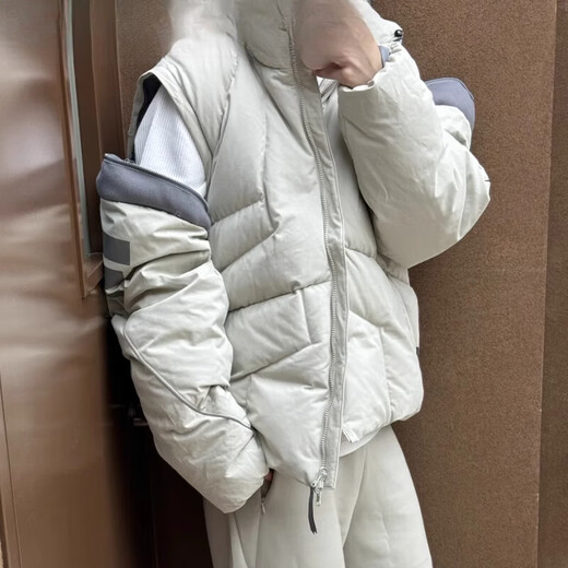 阿迪达斯 （adidas）服男女可拆卸防风休闲外套保暖JM6175 JM6173 JM6174 灰色JM6174  S