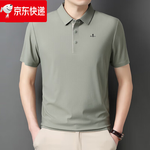 Le nouveau polo à revers d'été de la sortie de Biyinlefen Outlet pour le t-shirt à manches courts pour hommes à demi-manche du bleu royal BY-15810 M100-125Jin [Jin est égal à 0,5 kg]