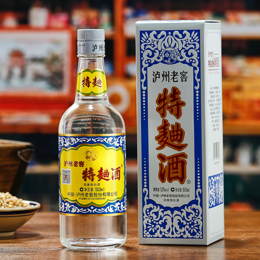 
Luzhou Laojiao Special Qu Liqu (60 Edition) Strong fragrance white wine 52 degrees 500mL 2 bottles Double bottle