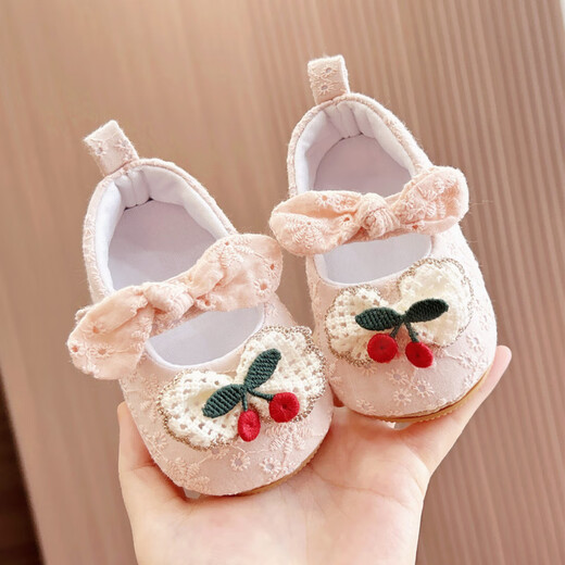 G.Duckids2025 Little Yellow Duck Frühling und Sommer Neue Prinzessinschuhe Weiche Sohle 0-1 Jahre alte Babyschuhe Kinderkinderkinder nicht Kleinkinder ohne Pink (Snowflake Shoes-Wanwanjie). 13 cm innere Länge [vorgeschlagener Dezember-18. Dezember
