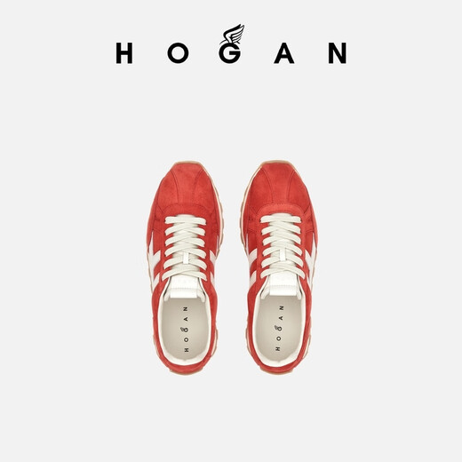 Hogan [Sonderangebot des Saisonende] Hogan -Paar Schuhe 86er Serie H671 Sport und Freizeitschuhe Rot/Weiß - Männermodell 40.5