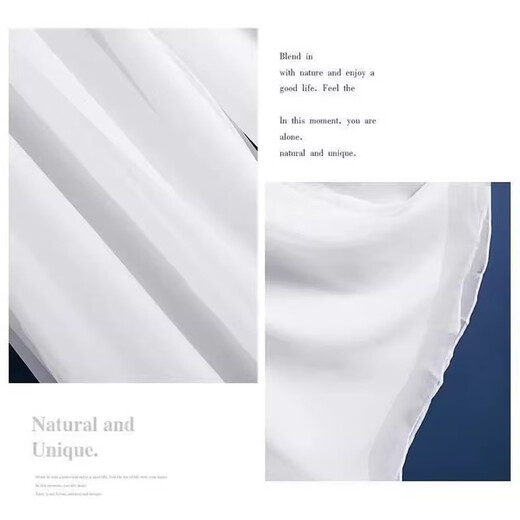 Chishe classical dance dance clothes wide-leg pants white gauze summer new double-layer breathable and elegant gauze dance practice clothes for small people white L (suitable for 100-120 Jin Jin equals 0.5 kg / pants length 95cm)