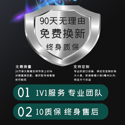 海尔BCD 455WDGB 356WACVJ 728WDCA 343WDPM冰箱门密封条胶条门封 BCD-356WACVJ[抽屉下门封条]