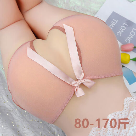 Sexy underwear lace transparent crotchless thong women's suit underwear sexy and passionate black M80110Jin Jin equals 0.5 kg