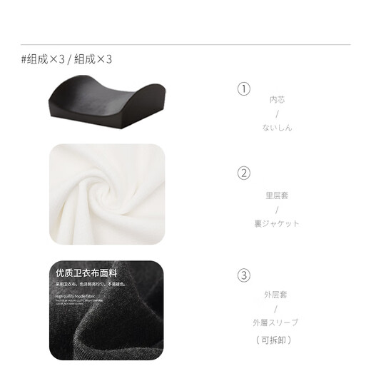 YOTOK (Japan) cushion office lumbar support waist seat sedentary artifact lumbar cushion chair seat back lumbar support