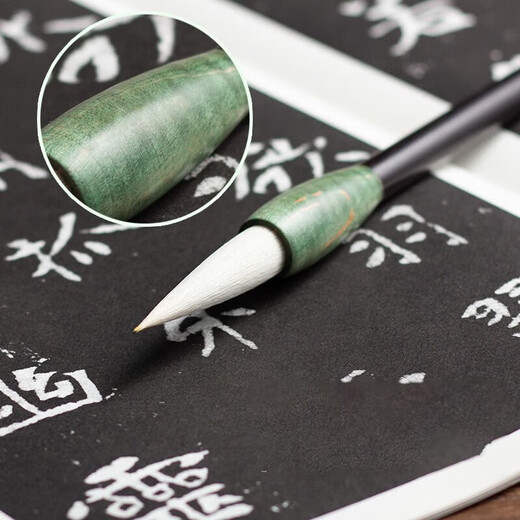 Shanlianhu brush and wolf hair sheep hair brush, four treasures of the study, high-end brush calligraphy, Chinese regular script and traditional Chinese painting recommended by beginners