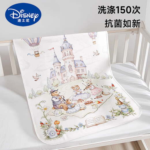 Disney diaper pad for baby, waterproof, breathable, washable diaper, large size sheet, small menstrual mattress for aunt, 2 pack, Thames Concert + Wendell Treehouse - two pieces for changing and changing, 50x70cm