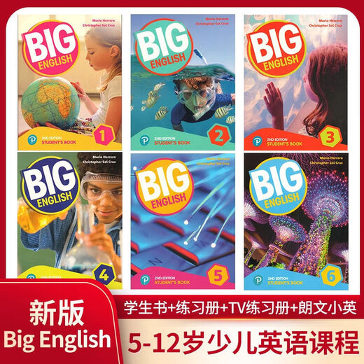 [Peking Pick Books] [Note -Lehre] Pearson Langwen Kinder Englisch Neue Version Original Zweite Ausgabe Neue Englisch Level 123456 Level 1 (Student Book + Training Book + TVBook) + Kursschiffe