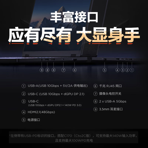 Lenovo Battle 7000/Savior Y9000P 2025 20% subsidy for e-sports gaming laptops Full blood RTX5070 independent display College student design rendering mobile workstation RTX5070 independent display R9-8945H R7000P 32G memory 2TB Newly upgraded Official authentic product