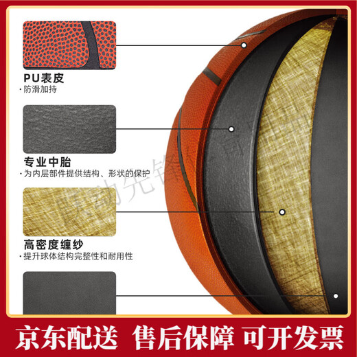 SpALDING (SPALDING) Black and Gold Color Pairing Five-pointed Star Splicing Professional Basketball No. 7 PU Indoor and Outdoor College Students 76-869Y [Pentagonal Star Leather Piece Splicing] 76-867Y No. 7 Basketball (Standard Ball)