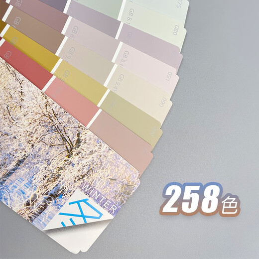 CBCC China National Standard Building Color Card 258 Color Four Seasons Nouvelle version National Standard Color Carte GSB16-1517-2002