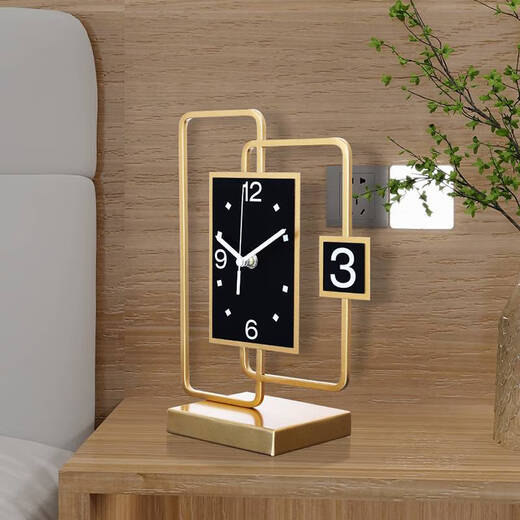 Yonghuantai Reloj Sala de estar Adornos de escritorio Pendulum Reloj Sent Senter Pendulum Pendulum Table Tamaño del reloj 3527