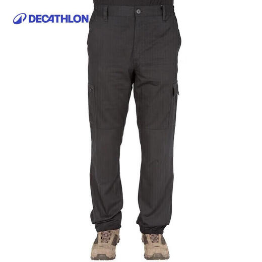 Decathlon camouflage pants men's overalls trousers loose and versatile SOL black L 1272201