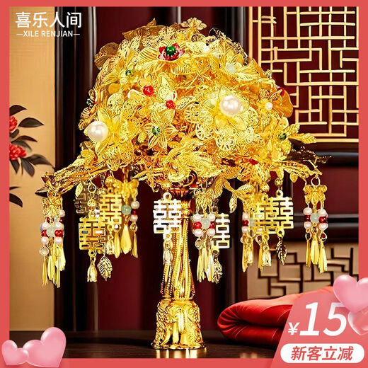 WCZ Hochzeitsgeschenke für die Braut handgefertigtes DIY-Handheld-Blumenbraut Hochzeit Golden Material Beutel Hochzeit Hochzeit Boudoir Geschenke für den Goldenen Braut Golden Flow das ganze Jahr über goldene Anhänger flexiblerer handgefertigter DIY verbessert Gilt Accessoires Bag + Klebeblue-Stick 2 Stück 2 Stücke