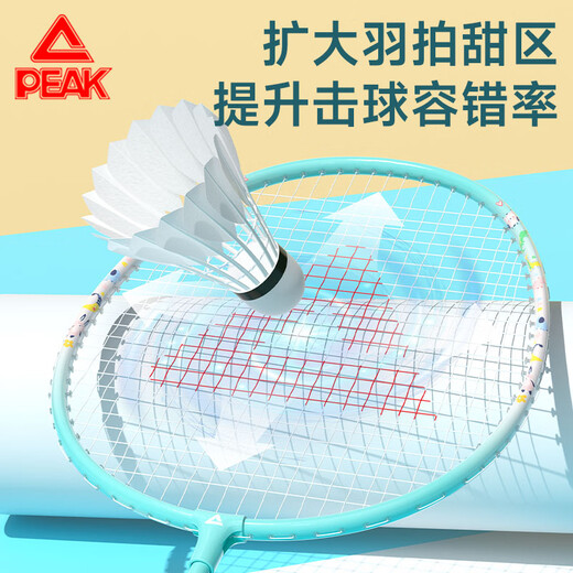 匹克羽毛球拍儿童小学生6-12-13岁专业球拍超轻双拍套装一对拍子趣玩7