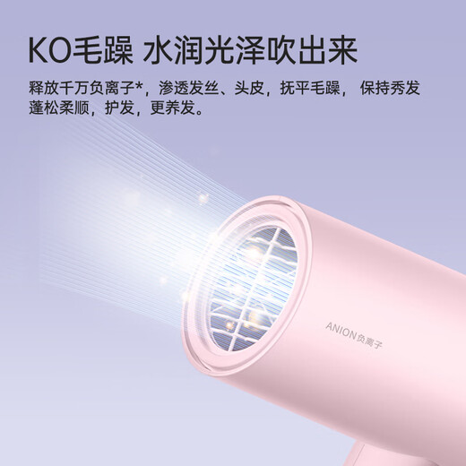 Feike hair dryer household quick-drying portable student dormitory low-noise hot and cold wind high-power hair dryer negative ion hair care hair dryer 6290/6276 negative ion + portable foldable FH6278 powder