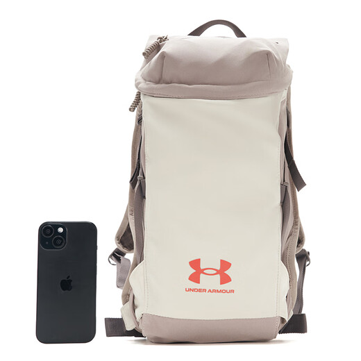 安德玛（Under Armour）男女双肩包 时尚简约大容量舒适背负休闲背包 1378411-203 OSFA