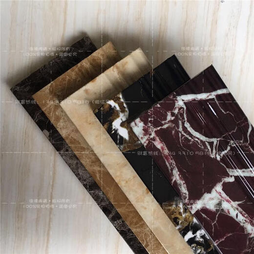 三栖虎仿大理石踢脚线瓷砖贴脚线地脚线客厅边线波导线门槛石阳角线 16811