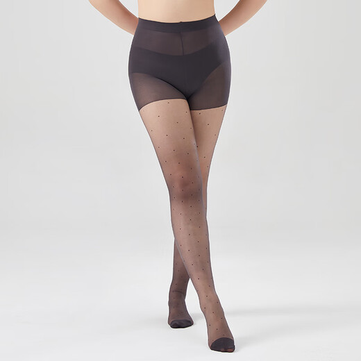 Catman plus size stockings for women, thin anti-snagging silk polka dot light leg artifact, plus fat and enlargement 200Jin Jin equals 0.5kg Fat MM pantyhose black M recommended 90-140Jin Jin equals 0.5kg