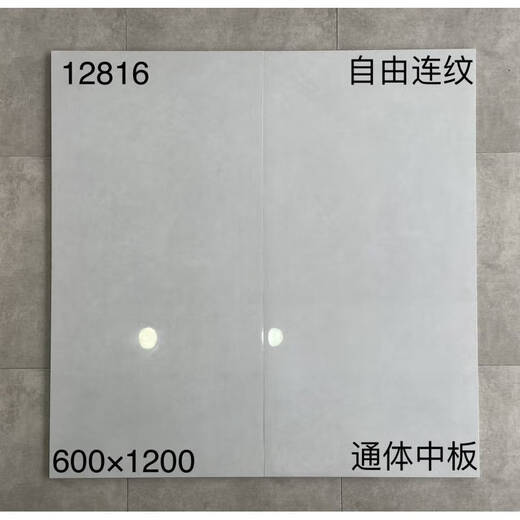 Ni Zhier Custom Wohnzimmerbodenfliesen Foshan 600x1200 Weißer grauer Marmorbodenfliesen Anti-Rutsch-Wege-resistenter großer Teller 12811 600x1200 mm
