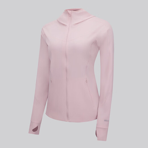 lululemon丨Mist Over 女士运动夹克 拒水 防晒 LW4BSRS 朦胧粉 线上专售 XS /4
