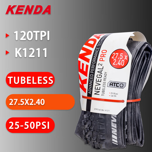 
Jianda Tire Jianda KENDA Mountain Bike External Tire Off-road Tire Anti-sting Tire 26 27.5 29 Folding Tire Vacuum Tire K1047 27.5*1.95 Folding