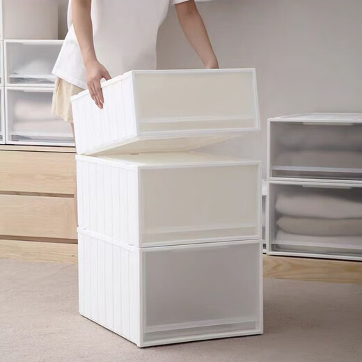 Yonghuan drawer shoe storage box Clothes storage box Plastic storage cabinet Transparent storage box Clothes sorting box Shoe box 9226 Depth 38.3 Width 29.5 Height 18.8