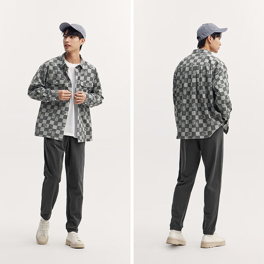 森马（Semir）【大促福袋】休闲裤男女简约百搭长裤夏季运动风潮流裤子 男-A款褐灰 【基础束脚】 2XL