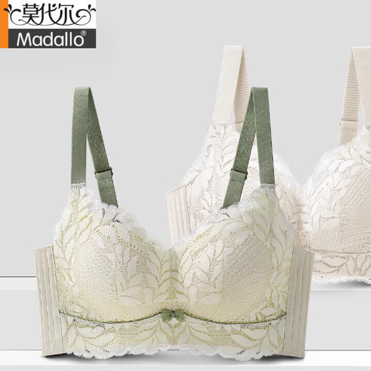 Les sous-vêtements féminins modaux en lumière d'été et les gros seins respirants montrent de petits seins rassemblés et sans trace de grande taille de soutien supérieur
