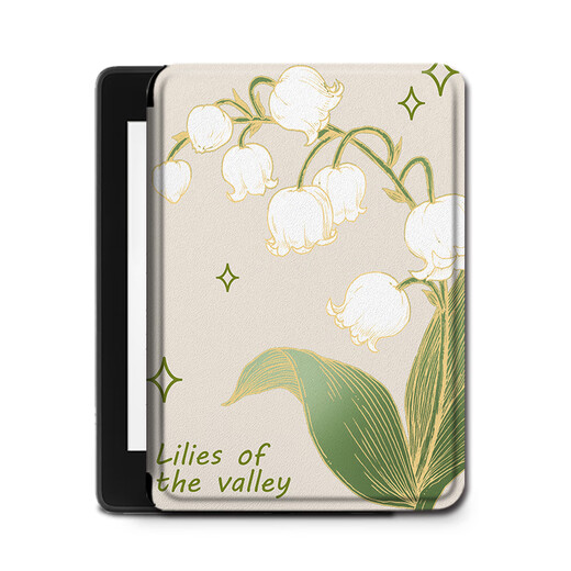 
Shengai is suitable for Xiaomi Duoguan 6-inch full-inclusive reader pro2 lily of the valley rabbit ink case youth version JDRead1 shell 7.8-inch e-book protective cover Z12056 lily of the valley flower 1 ink case youth version 6-inch [soft shell] [half-screen soft film]