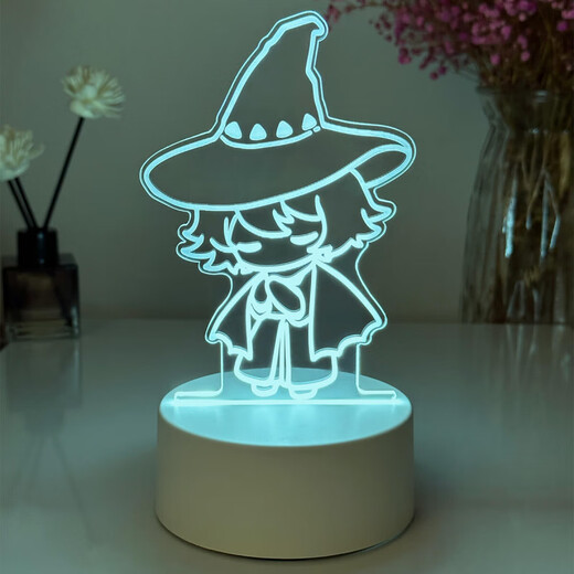 光遇周边小夜灯白鸟巫师虚荣花环初始公仔玩偶生日礼物小摆件 9923【猫猫】 【单色款】