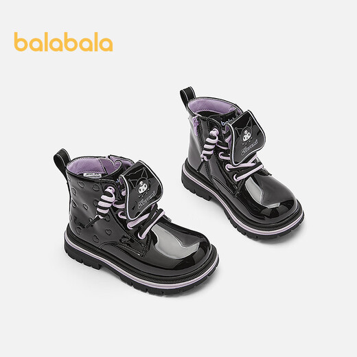 Balabala children's shoes children's boots Martin boots girls autumn and winter short boots trend Sanrio IP